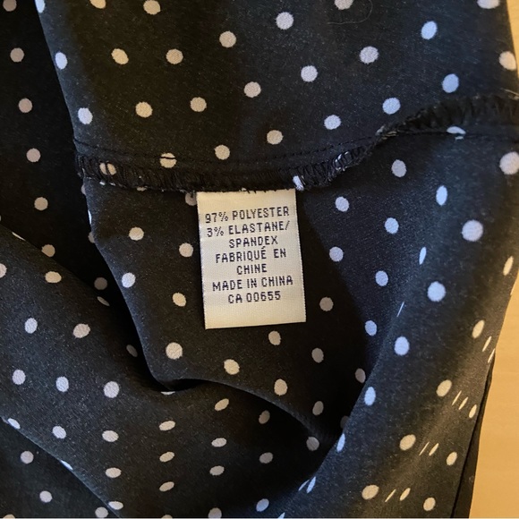 REITMAN’S polka dot X-Large Black and White flowy sleeveless shirt. - Picture 6 of 6